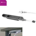 Allocacoc PowerBar DUo, sivi