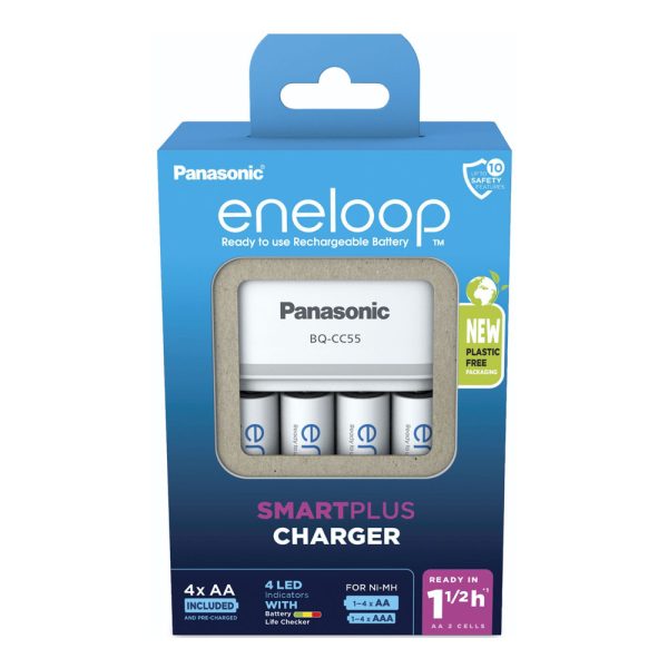 ENELOOP smartplus charger BQ-CC55 - 4xAA