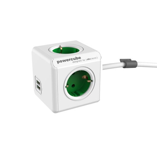POWERCUBE EXTENDED USB 1.5m zeleni