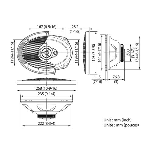 KENWOOD KFC-S6966