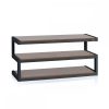Polica NORSTONE ESSE AV110 BLACK-WALNUT