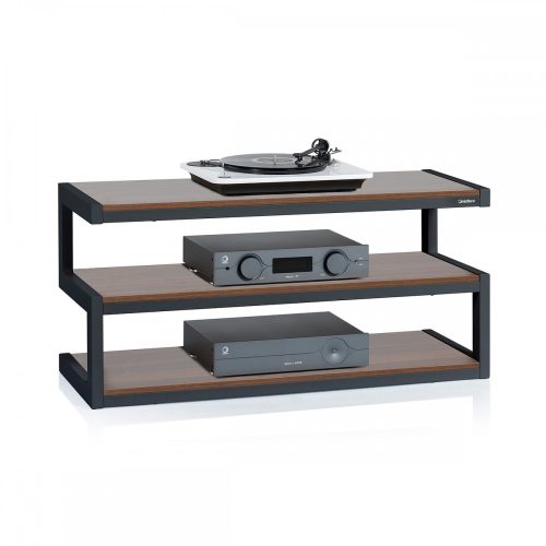 Polica NORSTONE ESSE AV110 BLACK-WALNUT