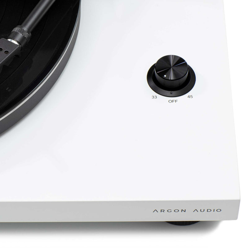 Gramofon ARGON AUDIO TT-3, bijeli