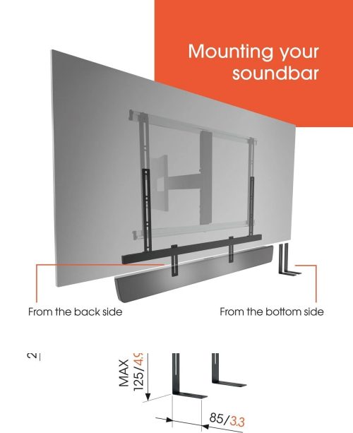 Zidni nosač za soundbar VOGELS SOUND 3550