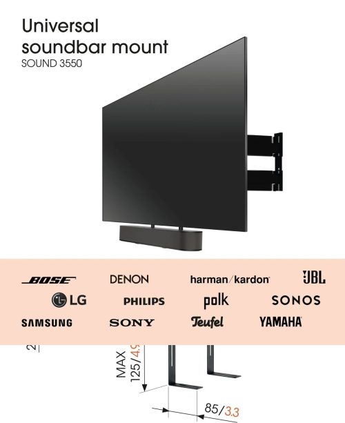 Zidni nosač za soundbar VOGELS SOUND 3550