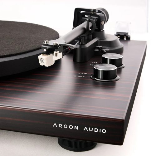 Gramofon ARGON AUDIO TT MK2, mahagonij