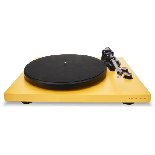 Gramofon ARGON AUDIO TT MK2, žuti