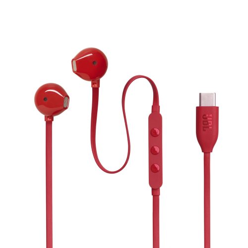 Slušalice JBL T305C, crvene