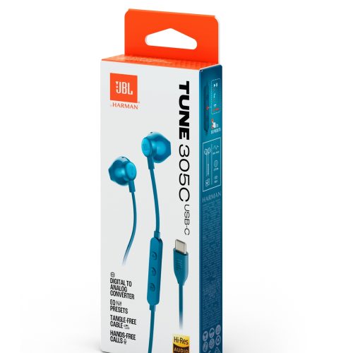 Slušalice JBL T305C, plave