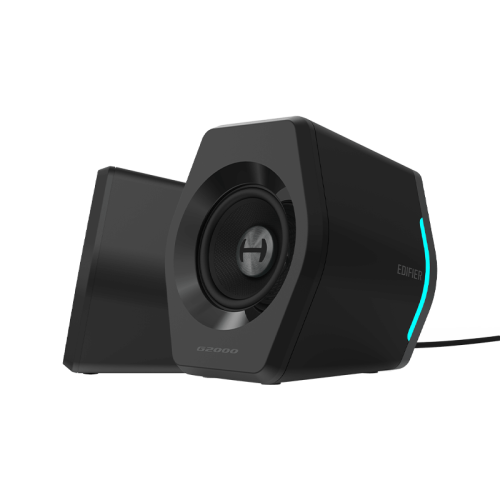 -Bass reflex kabinet -12 svjetlosnih efekata -3 moda rada: Glazba, Igra, Film -Bluetooth -USB zvučna kartica -AUX -Izlazna snaga: 16W -Frekvencijski raspon: 98Hz-20kHz