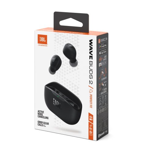 TWS slušalice JBL WAVE BUDS 2, crne