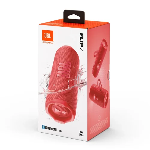 Prijenosni zvučnik JBL FLIP 7, crveni