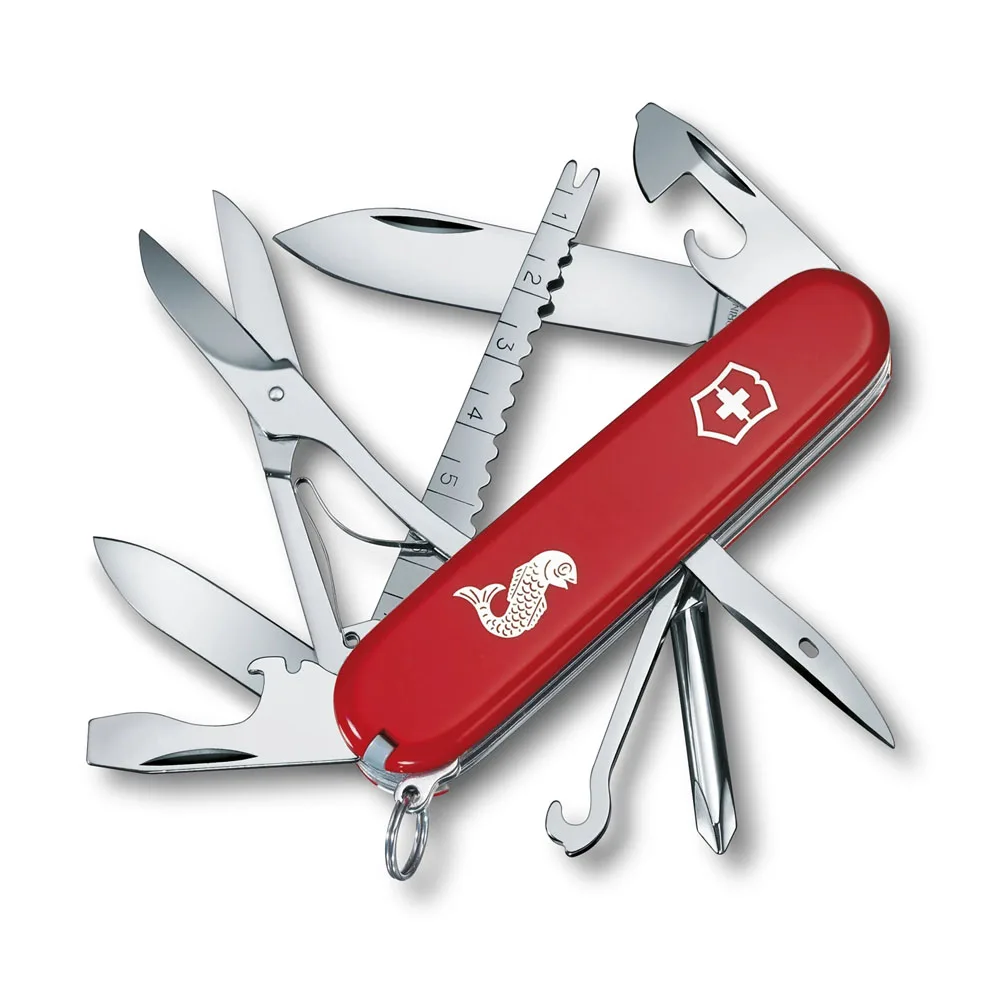 Švicarski nož VICTORINOX FISHERMAN, red