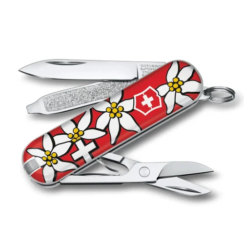 Švicarski nož VICTORINOX CLASSIC SD, Edelweiss