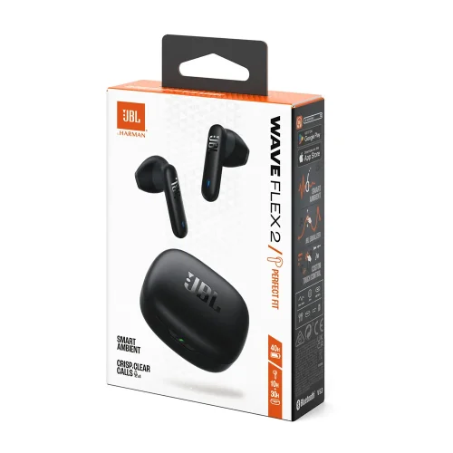 TWS slušalice JBL WAVE FLEX 2, crne