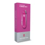 Švicarski nož VICTORINOX CLASSIC SD ALOX, Flamingo Party (Pink)