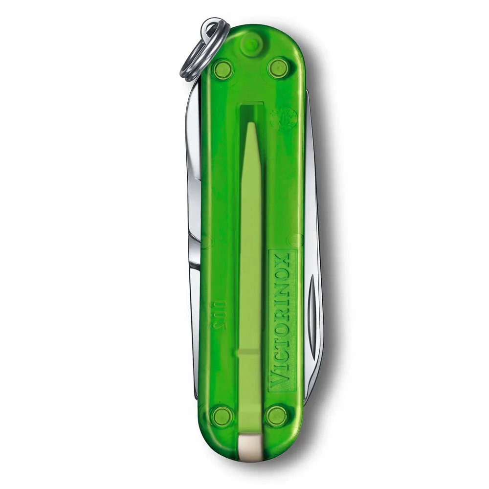 Švicarski nož VICTORINOX CLASSIC SD, transparent green