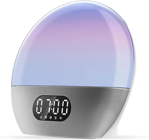 Radiopametna budilica WIIM WAKE UP, Shiny Silver