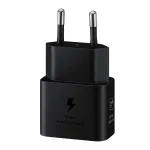 Punjač SAMSUNG 25W USB-C, crni bez kabela