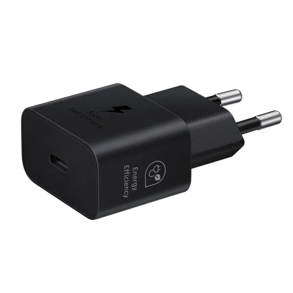Punjač SAMSUNG 25W USB-C, crni bez kabela