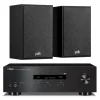 stereo set yamaha r-s202d +polk mxt 15