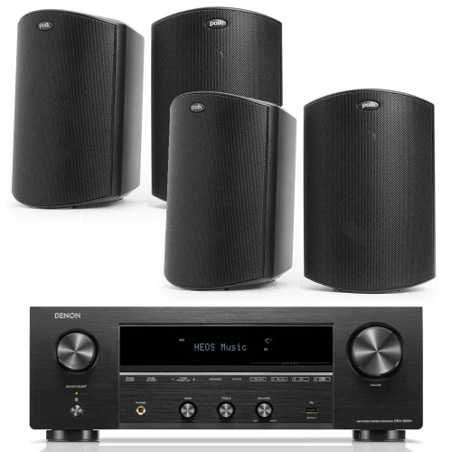 Set za ugostiteljstvo DENON DRA-900H blk + 4x POLK ATRIUM 4 blk