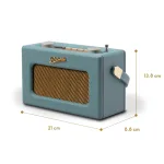 Radio ROBERTS REVIVAL UNO, tirkizni