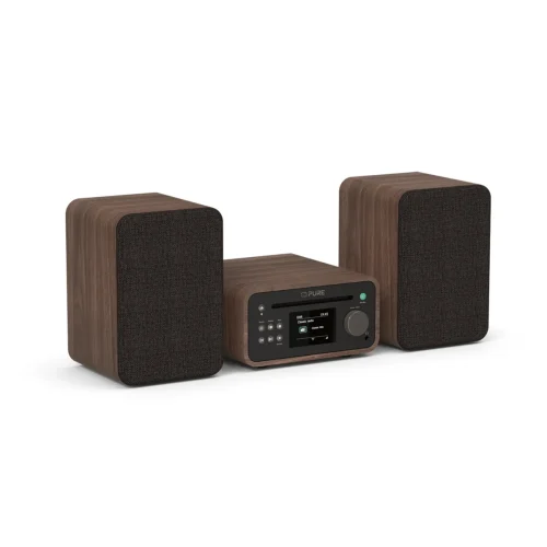 All in one sustav PURE CLASSIC STEREO MINI, Coffee BrownWalnut