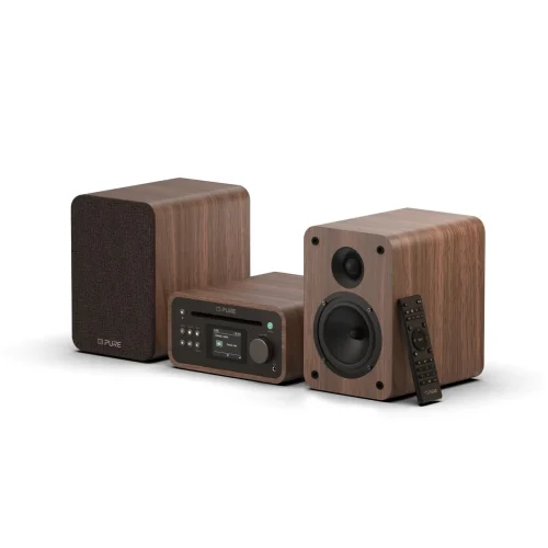 All in one sustav PURE CLASSIC STEREO MINI, Coffee BrownWalnut