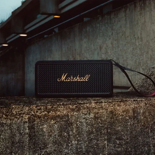 Bluetooth zvučnik MARSHALL MIDDLETON II, black and brass