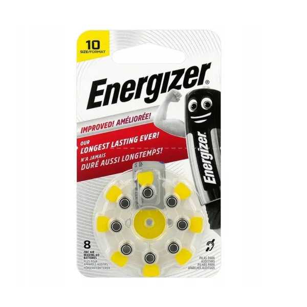 Baterije za slušni aparat ENERGIZER 10 (8/1)