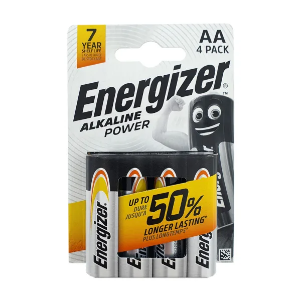 Baterije ENERGIZER AA, Alkalne (4kom)