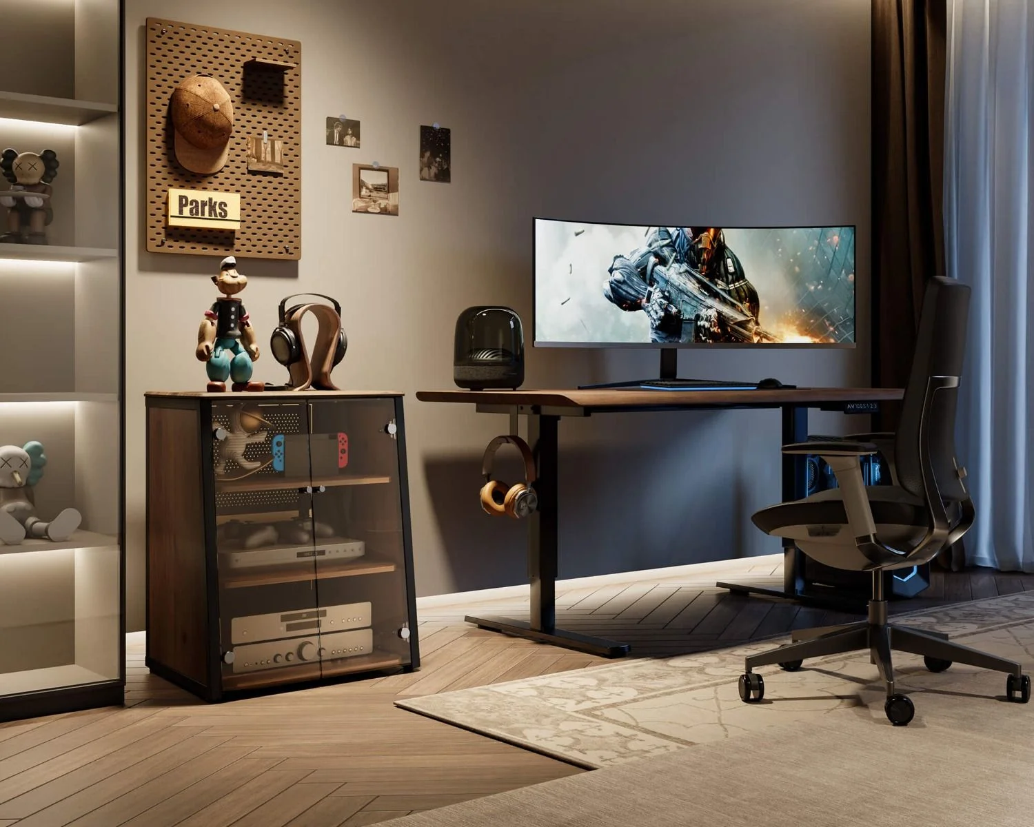 FITUEYES EIFFEL VS AS07 ENCLOSED, walnut