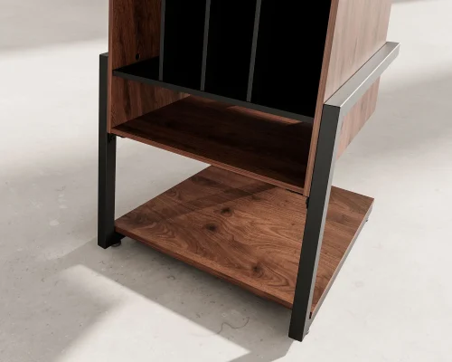 Hi-Fi polica FITUEYES EIFFEL RS05, walnut