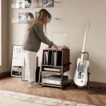 Hi-Fi polica FITUEYES EIFFEL RS05, walnut
