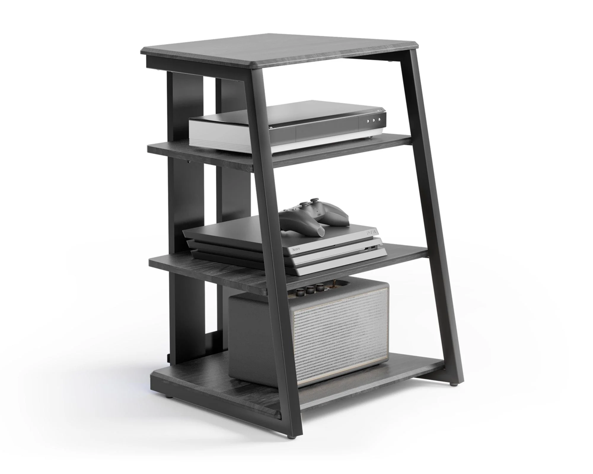 Hi-Fi polica FITUEYES Eiffel AS07, crna