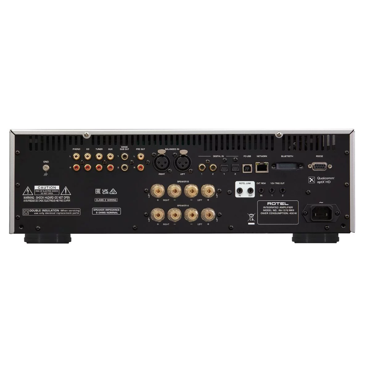 Integrirano pojačalo ROTEL RA-1572 MKII, silver