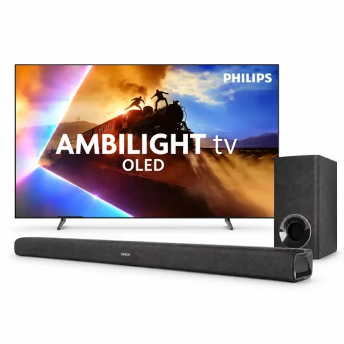 Televizor PHILIPS 65OLED770/12 + DENON Soundbar 316 GRATIS