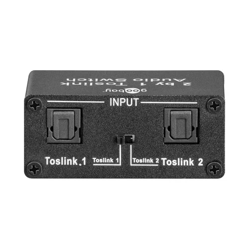2-portni Toslink switch GOOBAY 67766