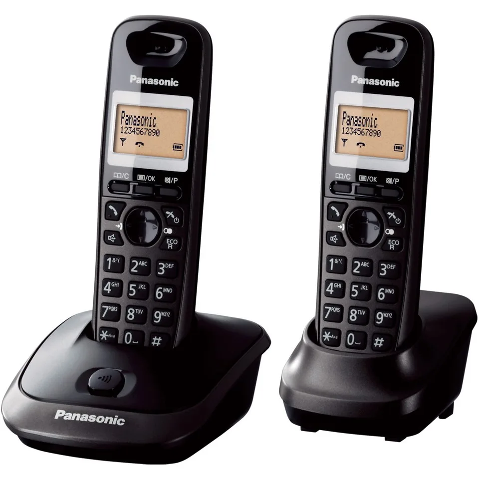 Bežični telefon PANASONICKX-TG 2512 DUO, crni