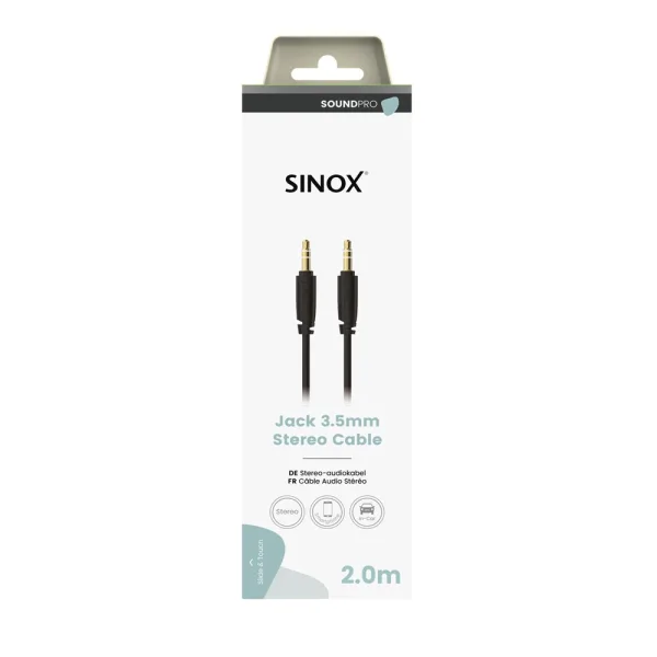 AUX kabel SINOX PRO 3.5mm na 3.5mm, 5 metara (1)