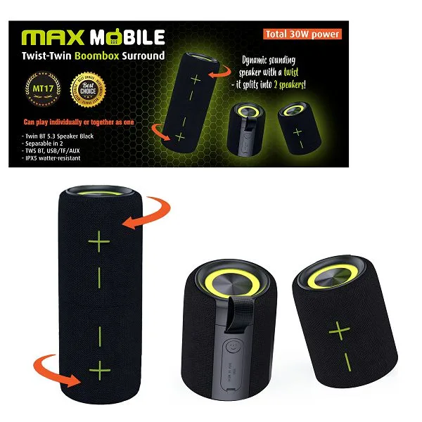 Bluetooth zvučnik MAXMOBILE TWIST-WTIN MT17
