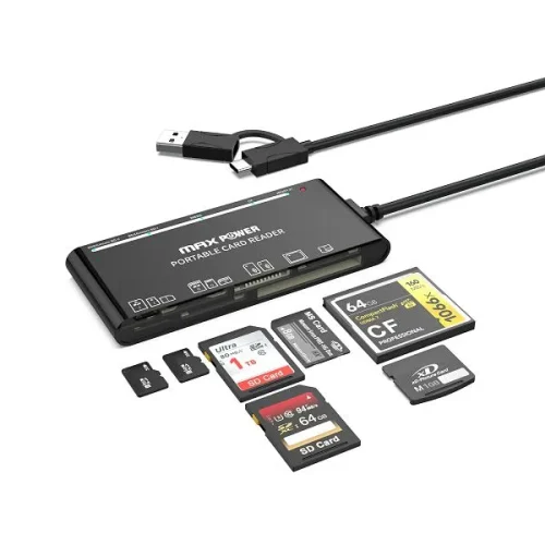 Čitač kartica MAXPOWER CR321, 7u1
