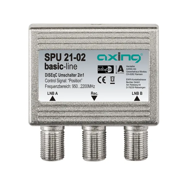 DiSEqC sklopka AXING SPU 21-02