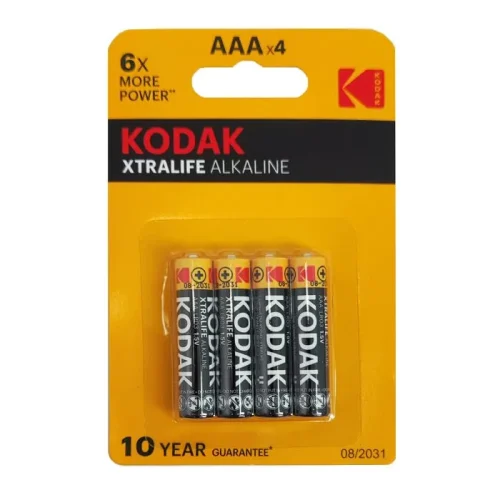 Baterije KODAK AAA, alkalne (blister 4kom)