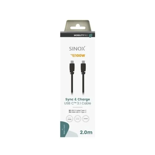 Kabel SINOX PRO SXI06362, USB-C na USB-C, 2 metra