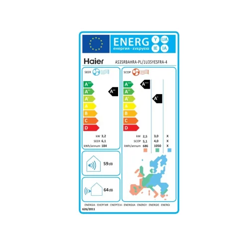 Klima uređaj HAIER REVIVE PLUS 3.5kW
