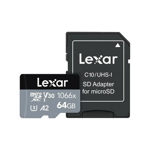 Memorijska kartica LEXAR MicroSD, 64GB 1066x SILVER PROFESSIONAL