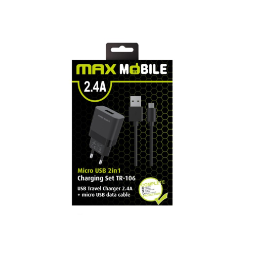 MAXM PUNJAČ 2u1 MICRO USB 2.4A