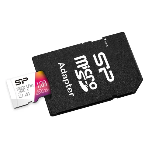 MicroSD SILICON POWER ELITE, 128 GB